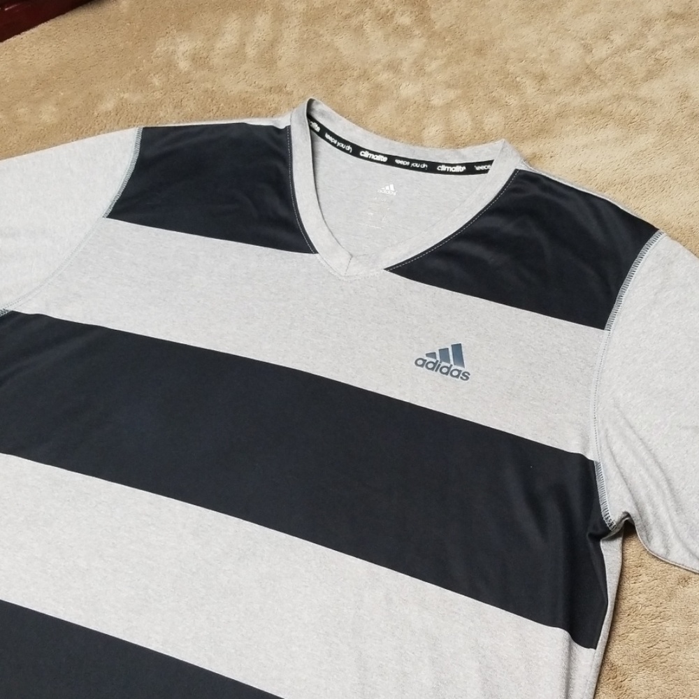 ADIDAS mens V-neck tshirt.  Clima-lite shirt